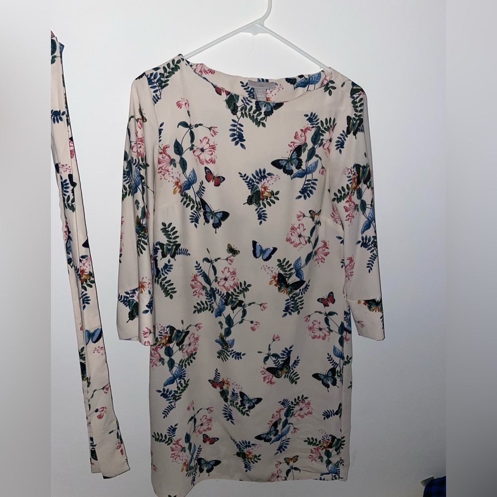 Spring dress with belt from h&m